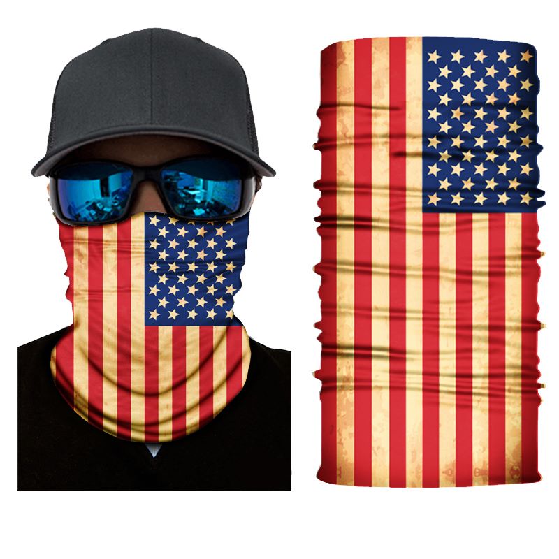Fishing Face Mask Red Flag