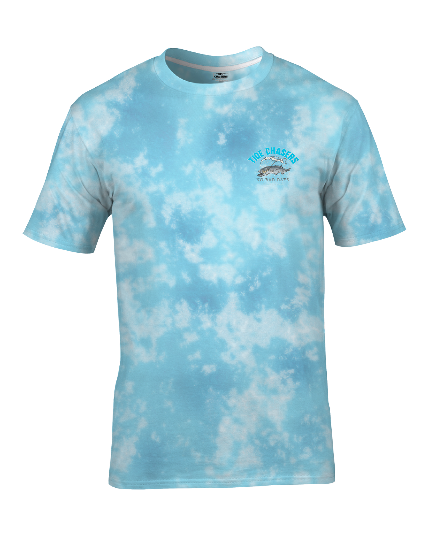 Blue Fish Tie Dye Tee